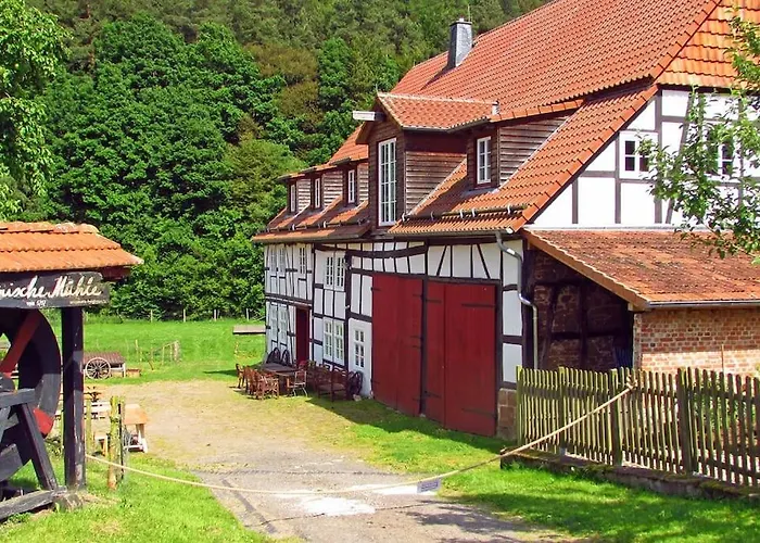 Historische Romantische Muehle Waldeck (Hessen)